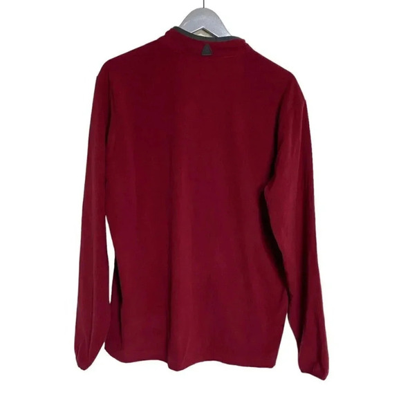 Antigua L red 1/4 zip “Elmhurst” pull over performance top New - Picture 5 of 8